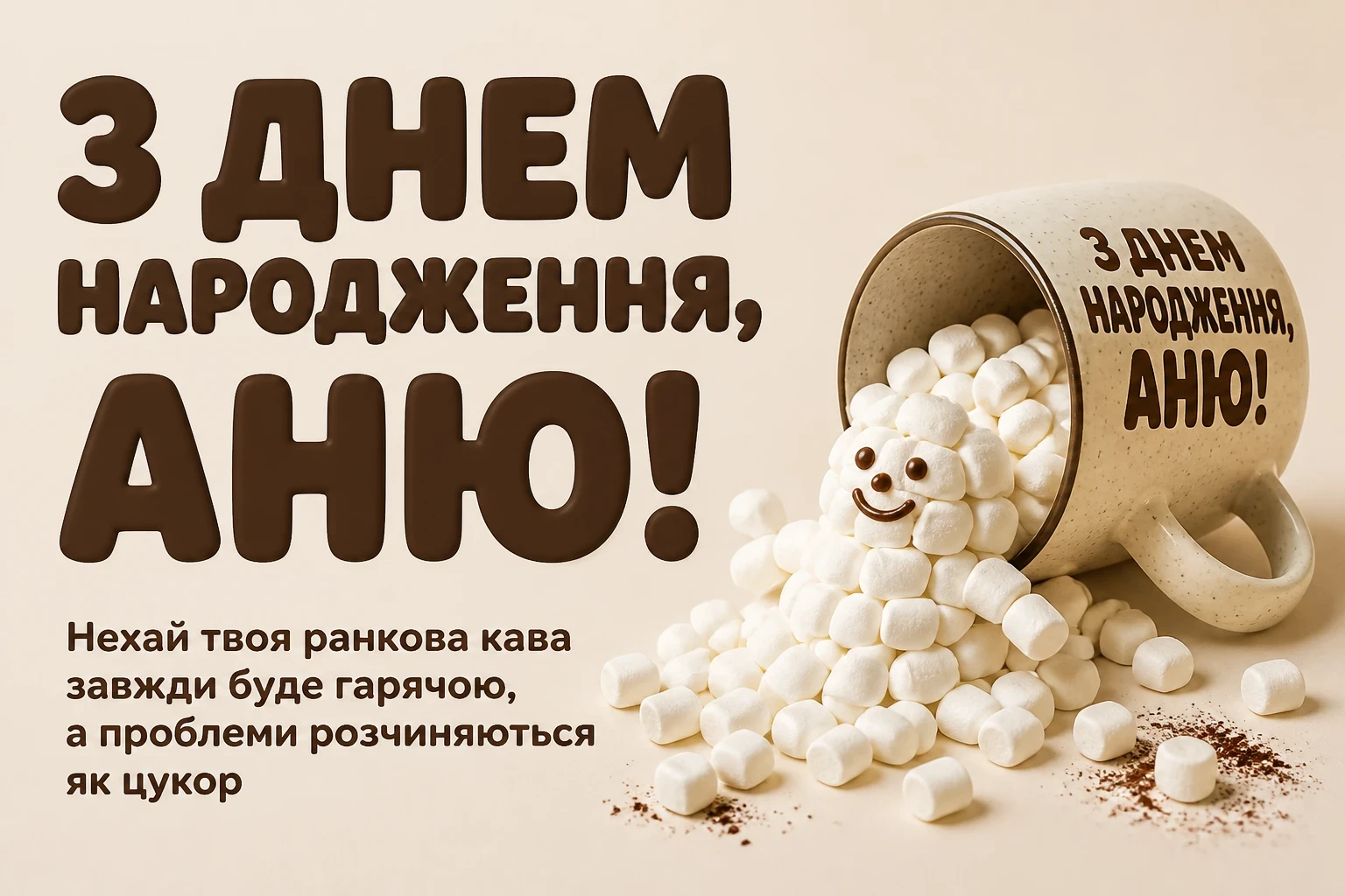 з днем народження аня в прозі