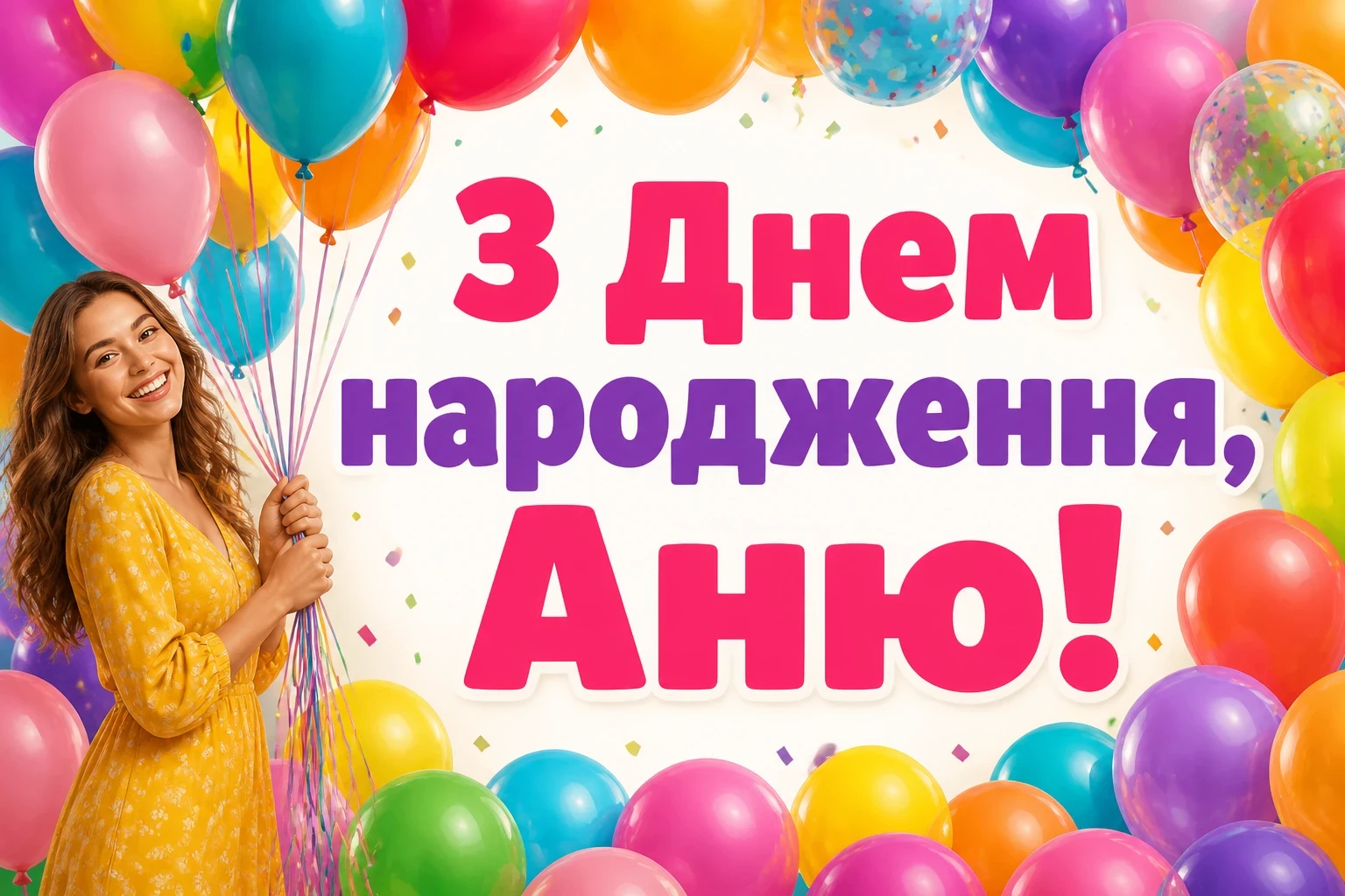 з днем народження аня в прозі