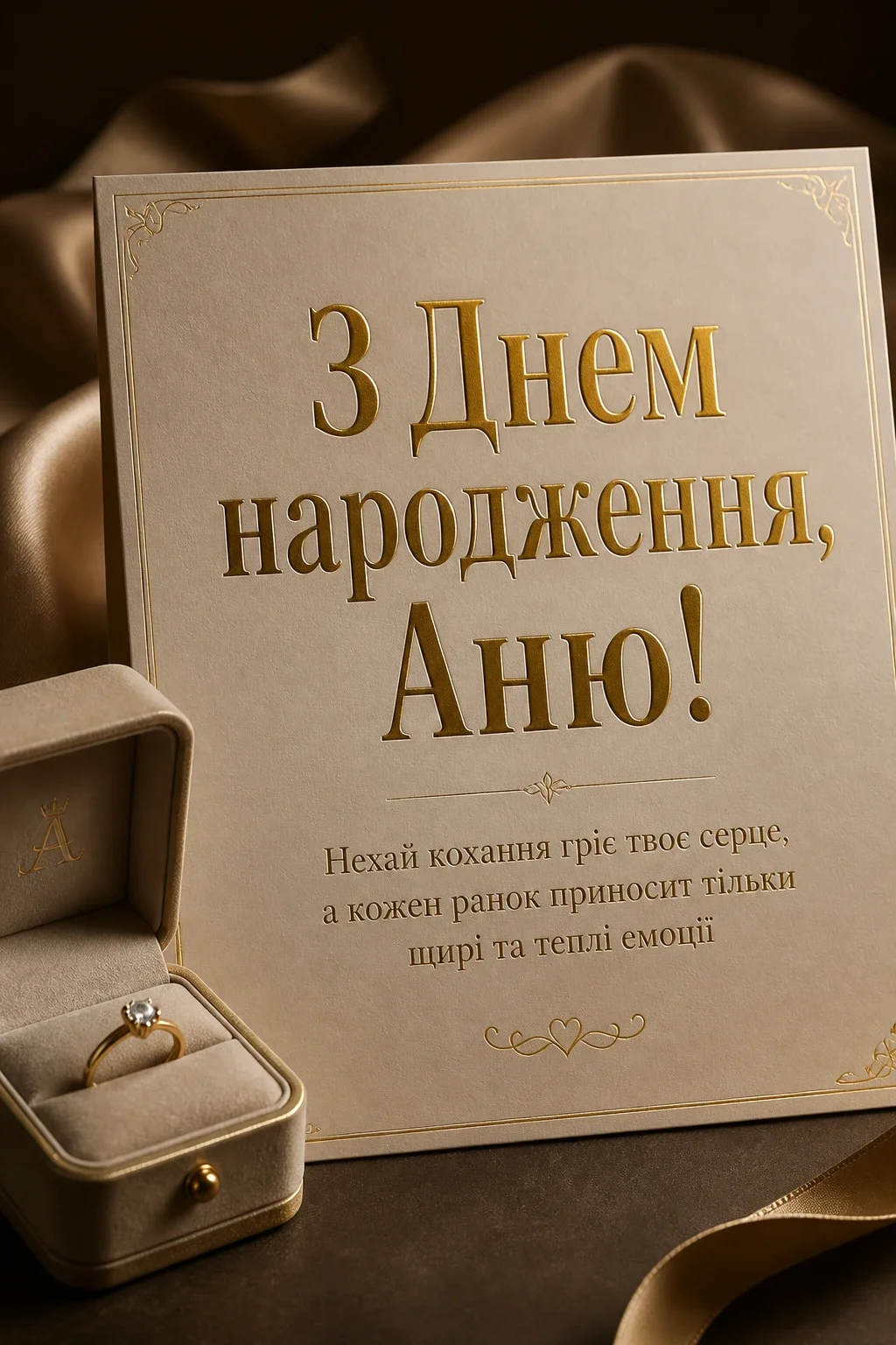 з днем народження аня в прозі