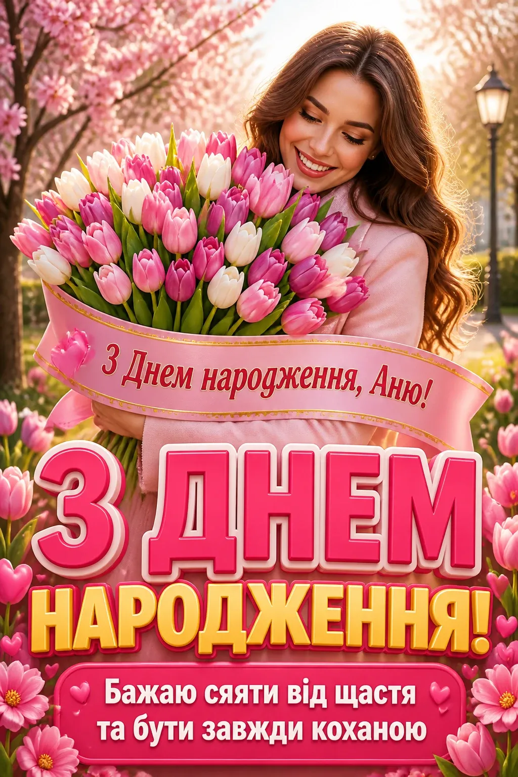 з днем народження аня в прозі