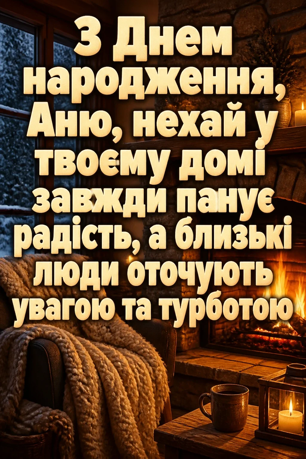 з днем народження аня в прозі