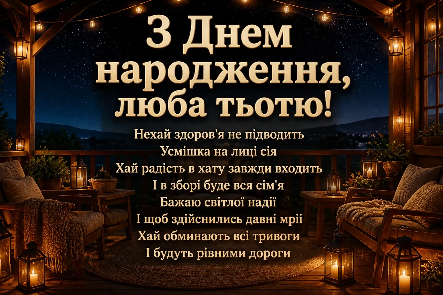 з днем народження тьотя люба