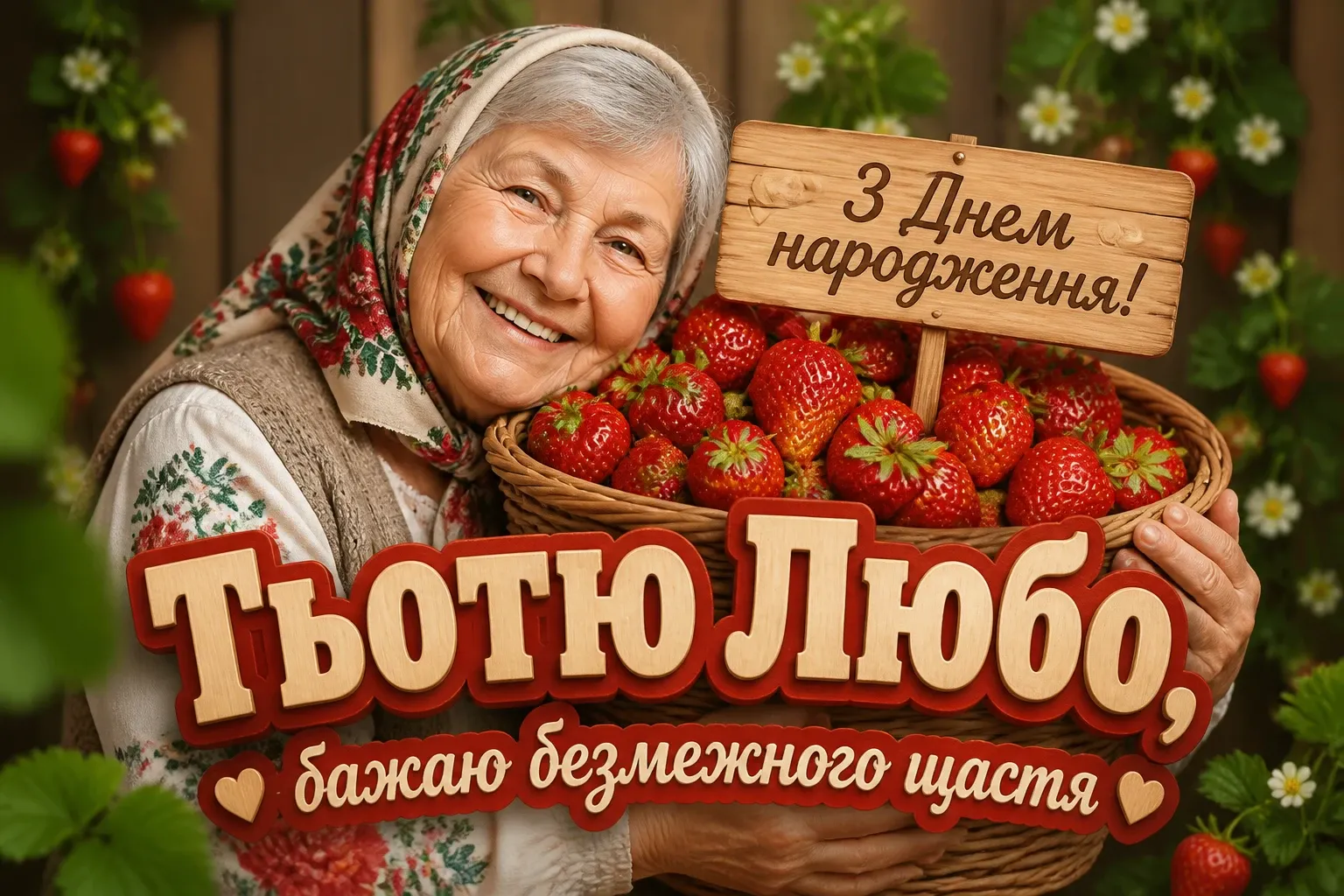 з днем народження тьотя люба