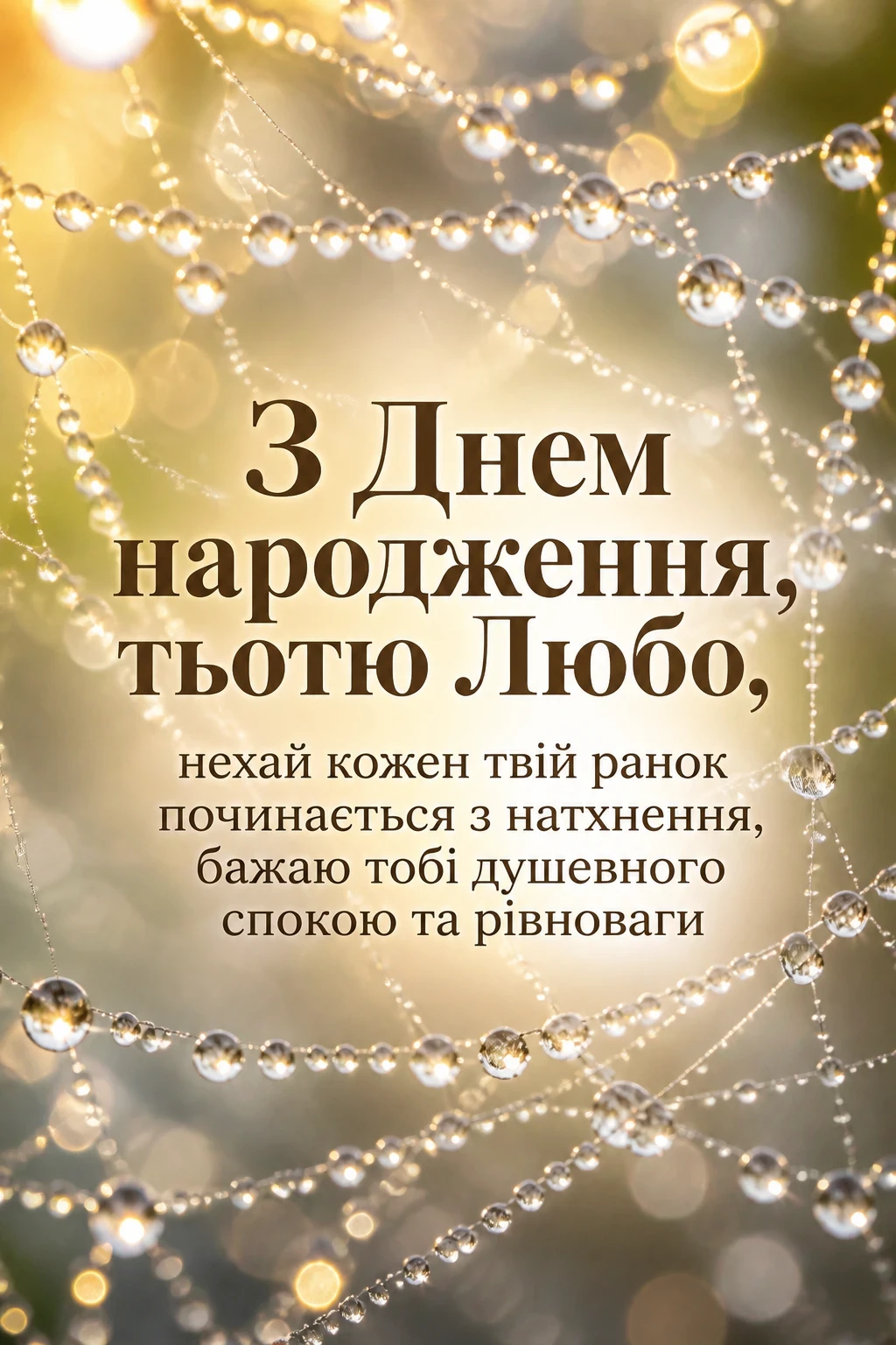 з днем народження тьотя люба