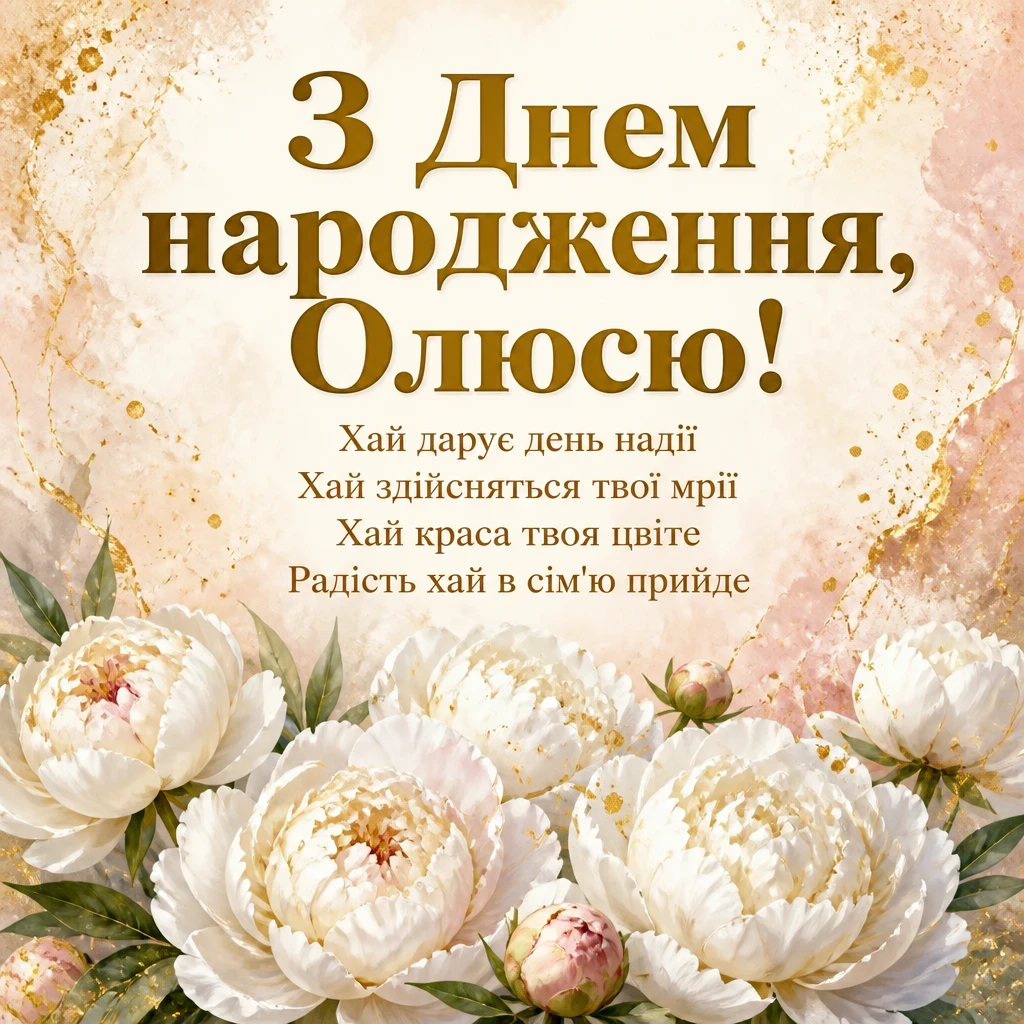 з днем народження олюся