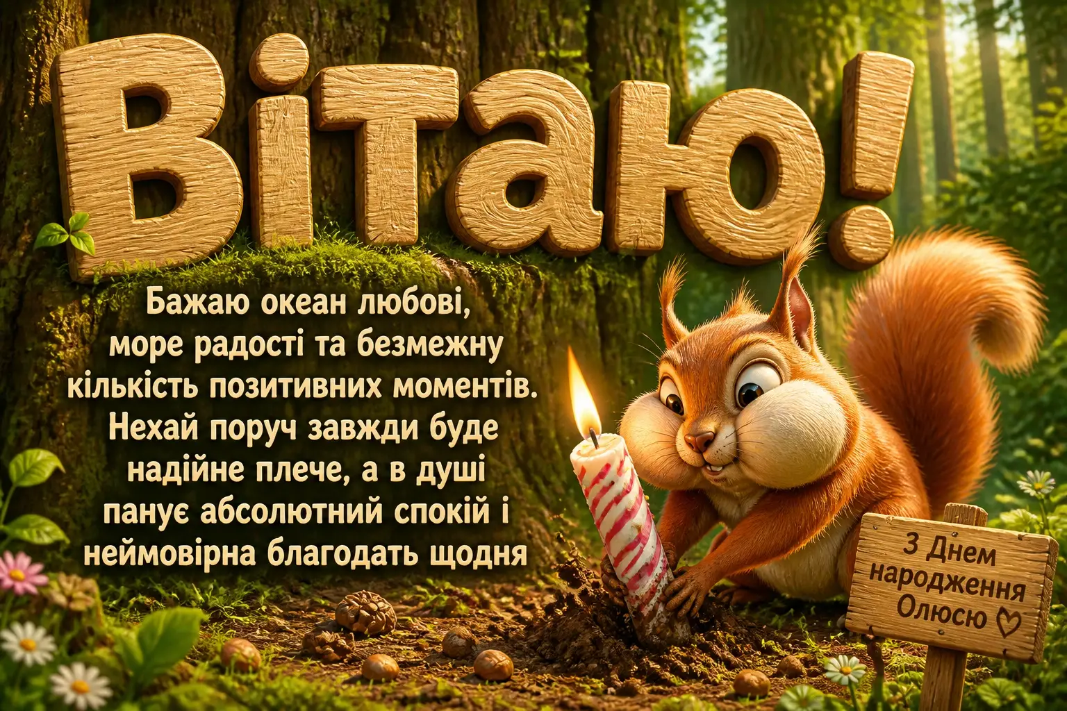 з днем народження олюся