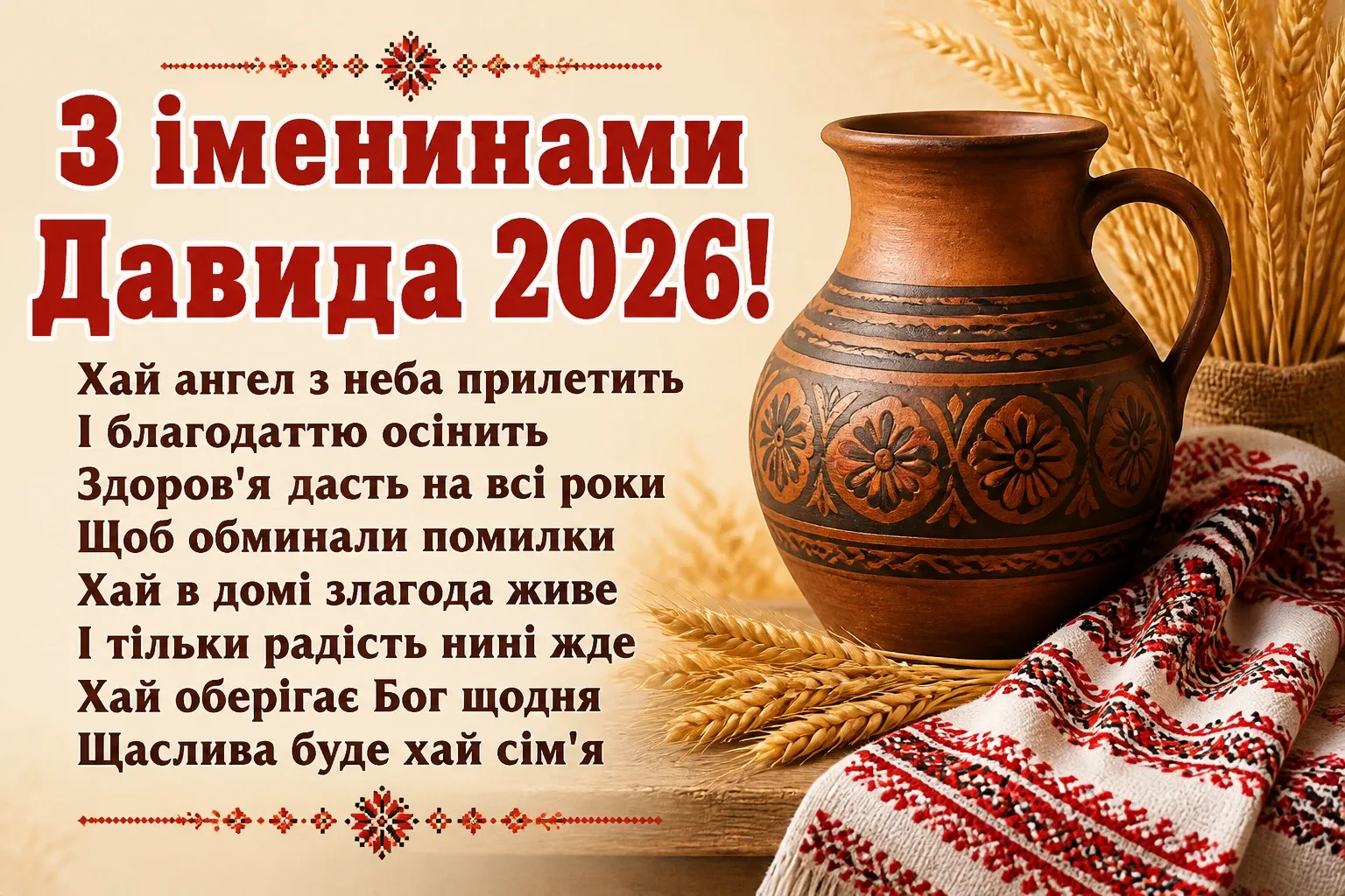 іменини давида 2026