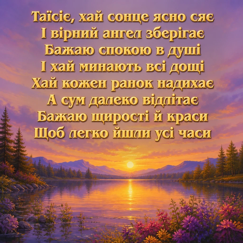 з днем народження таїсія
