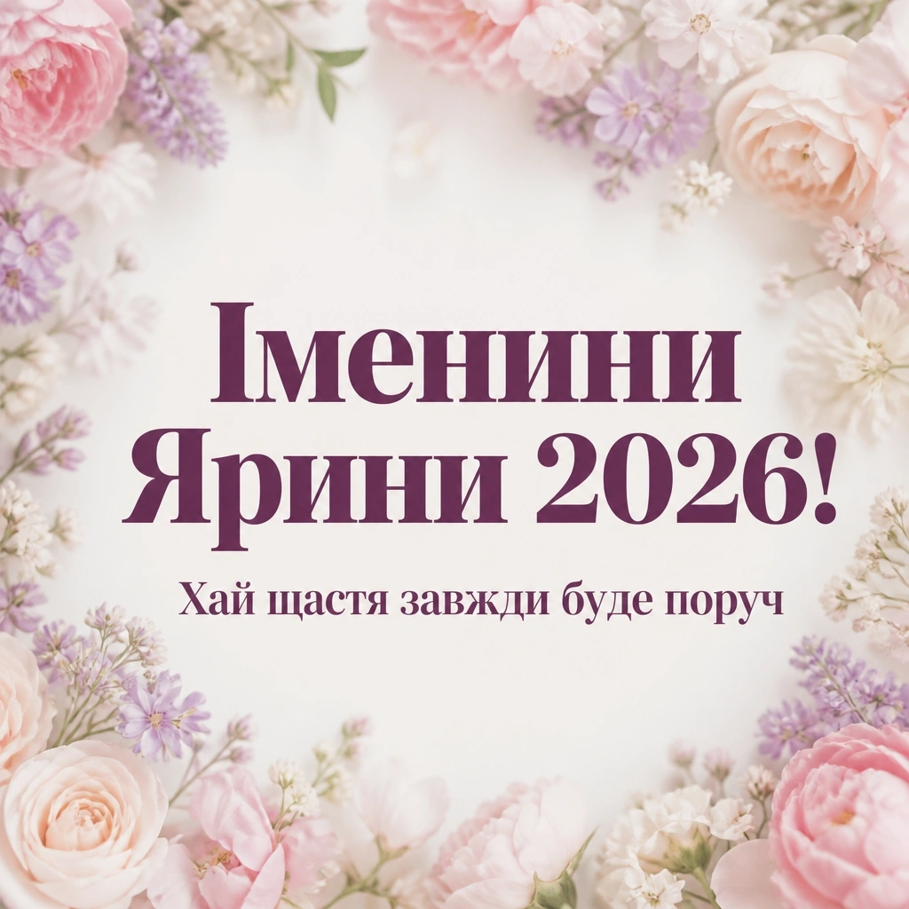 ярини іменини 2026