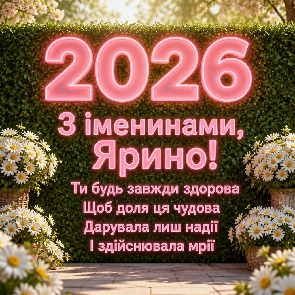 ярини іменини 2026