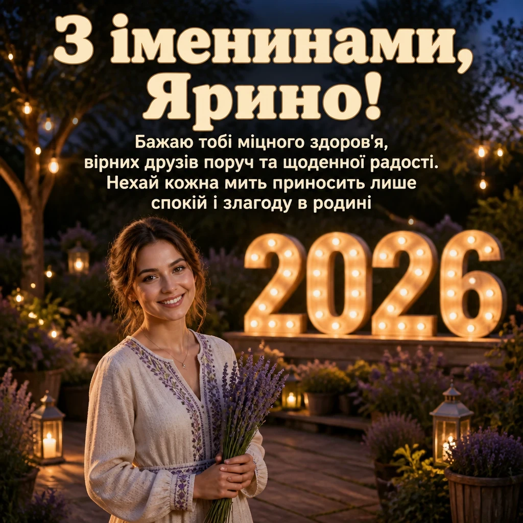 ярини іменини 2026