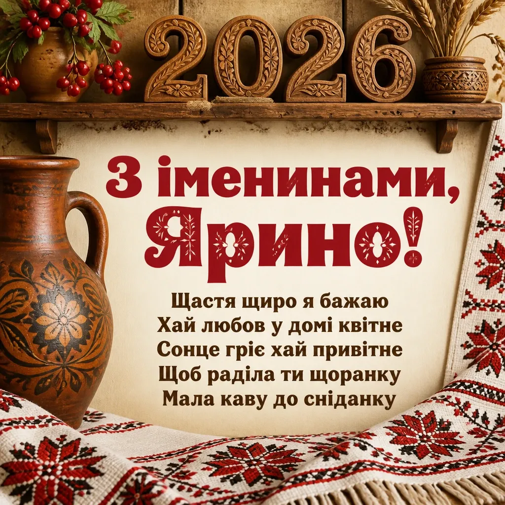 ярини іменини 2026