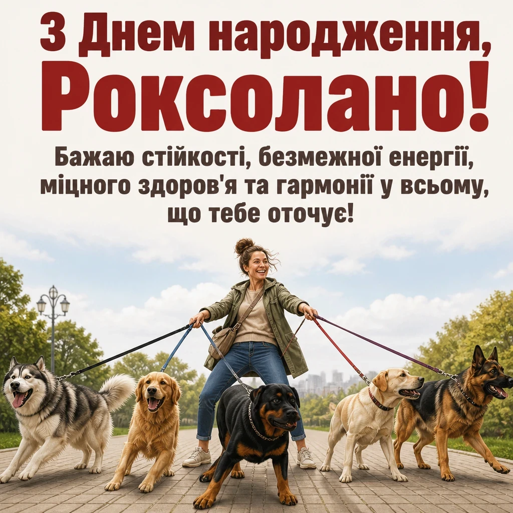 з днем народження роксолана