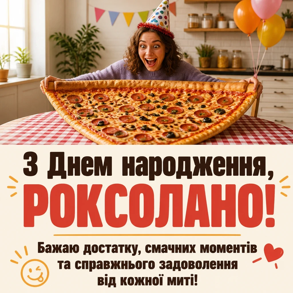 з днем народження роксолана