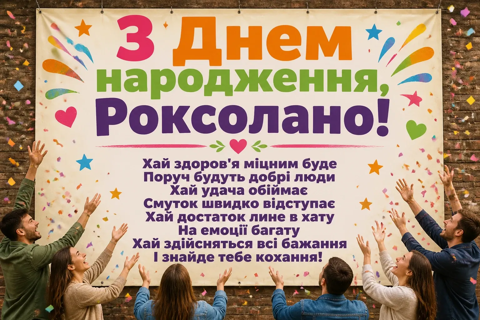 з днем народження роксолана