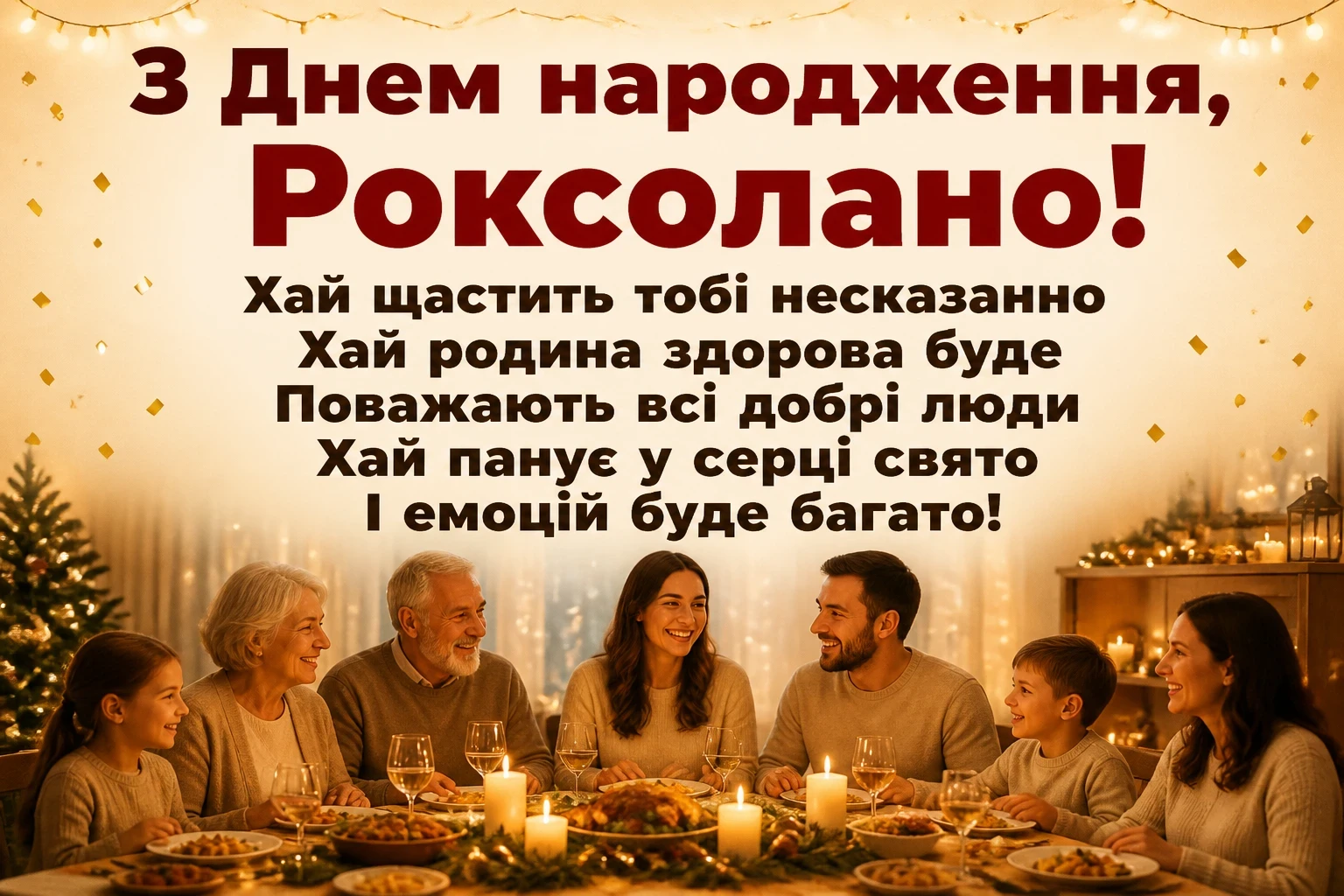 з днем народження роксолана
