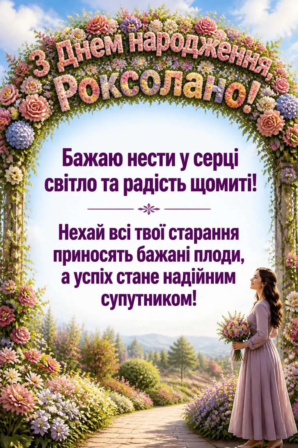 з днем народження роксолана