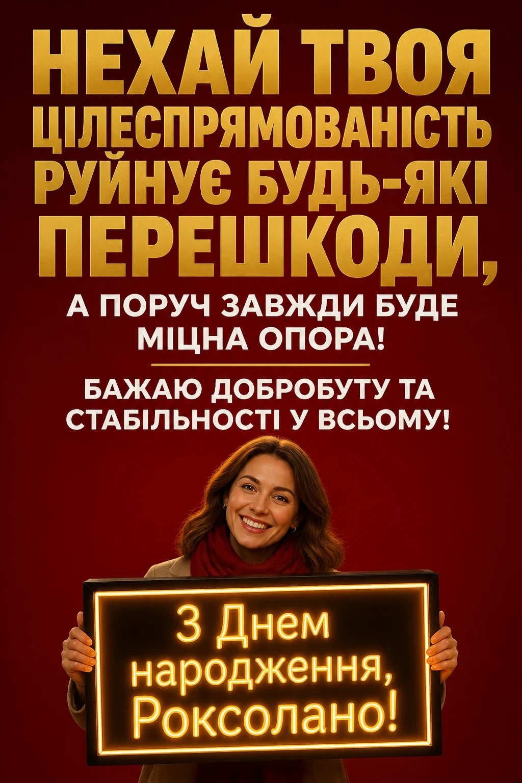 з днем народження роксолана