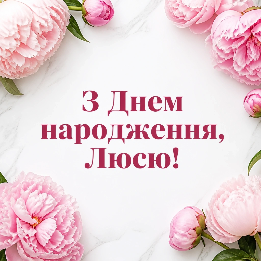люся з днем народження