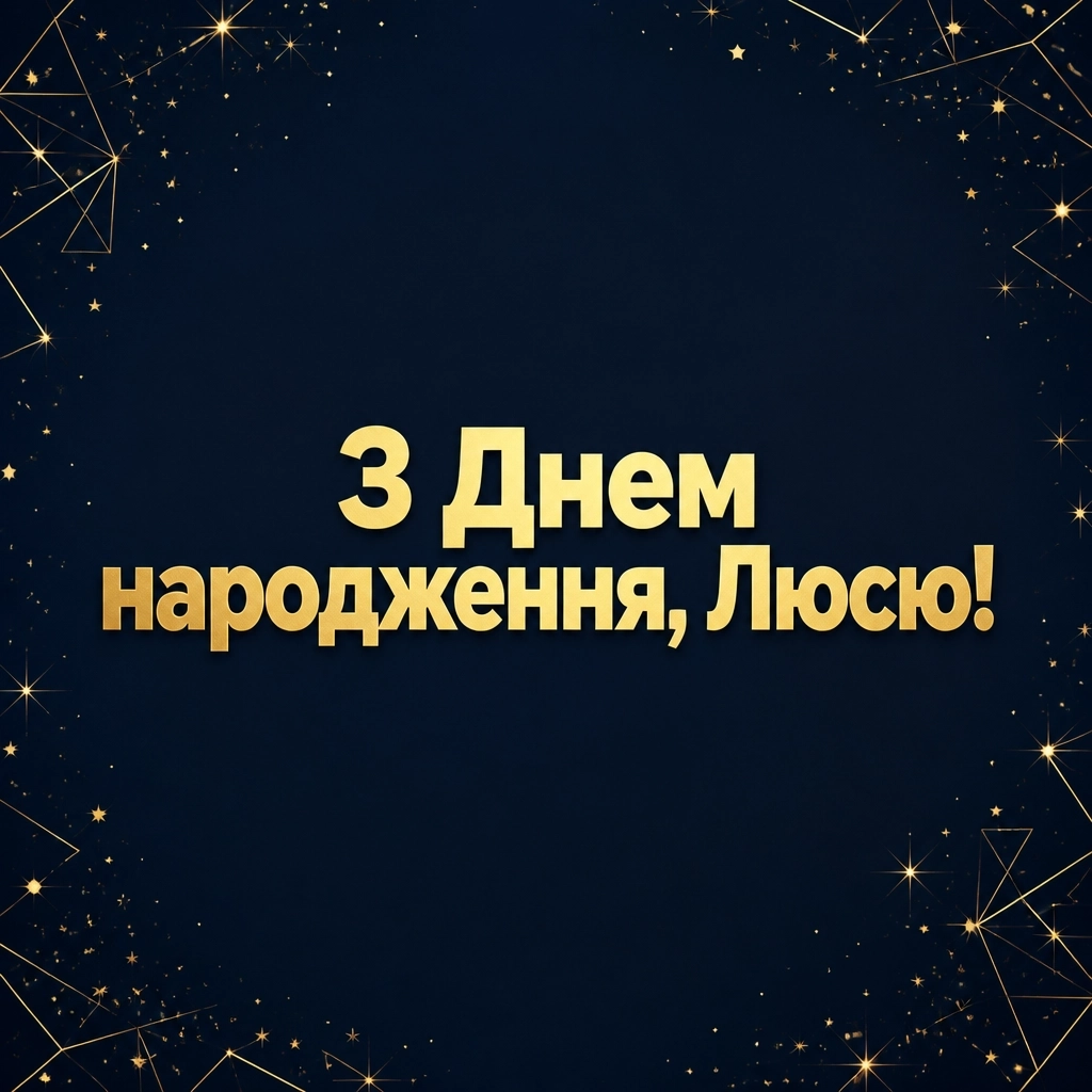 люся з днем народження