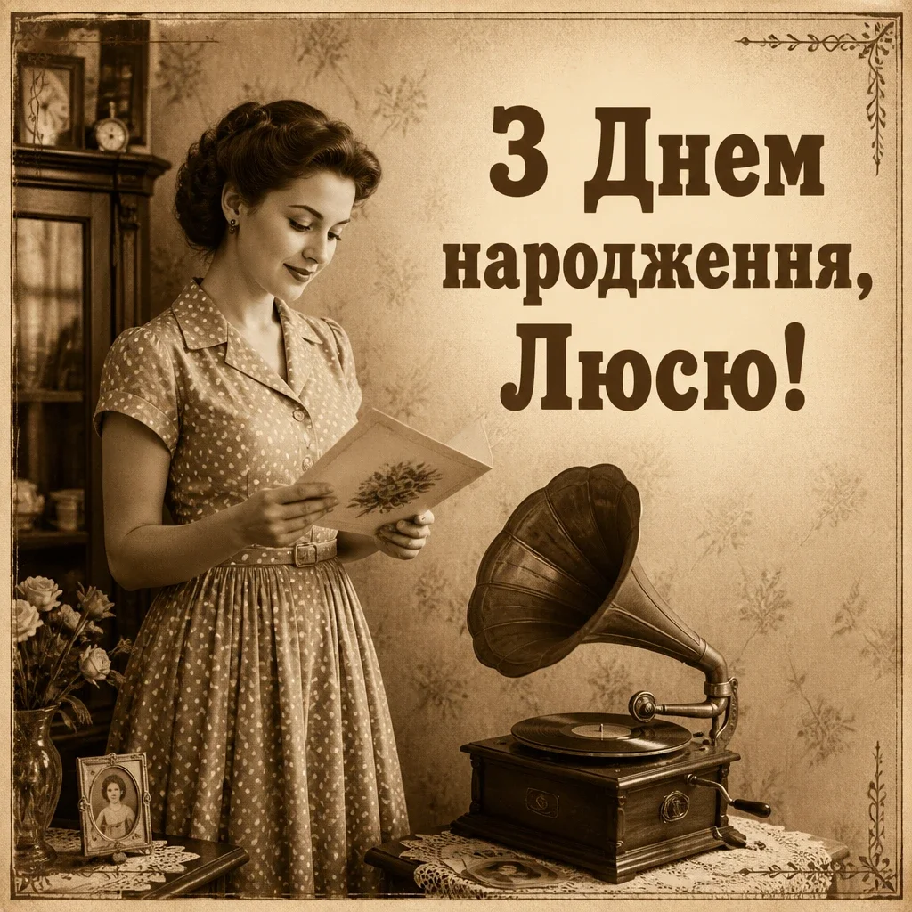 люся з днем народження