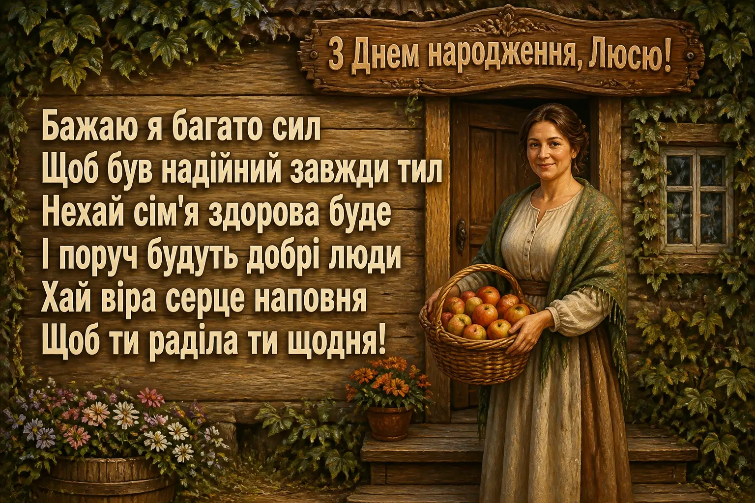 люся з днем народження