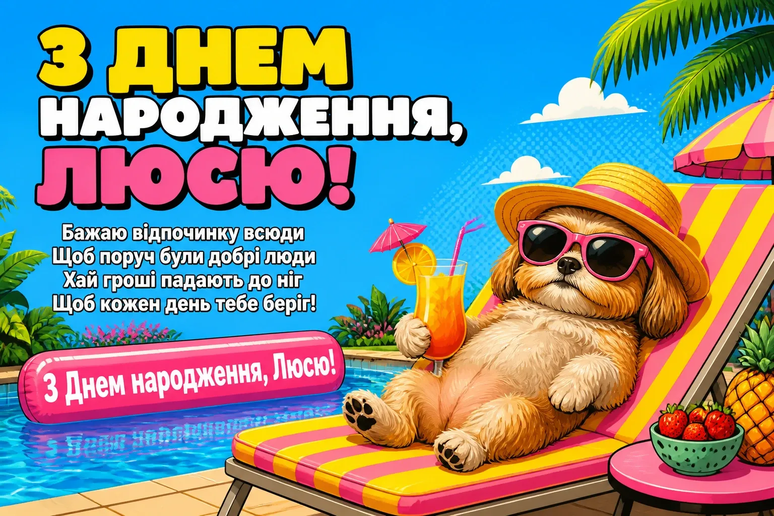 люся з днем народження