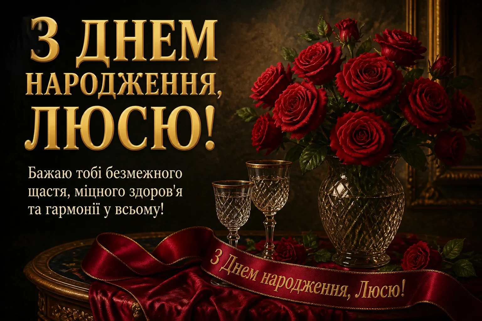 люся з днем народження