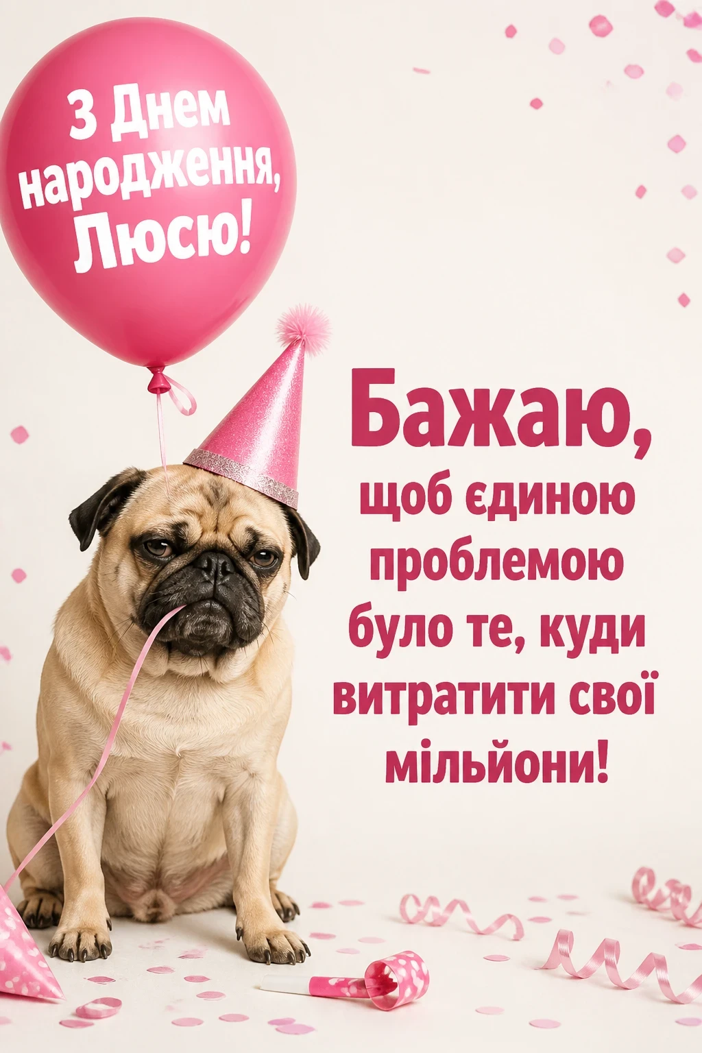 люся з днем народження