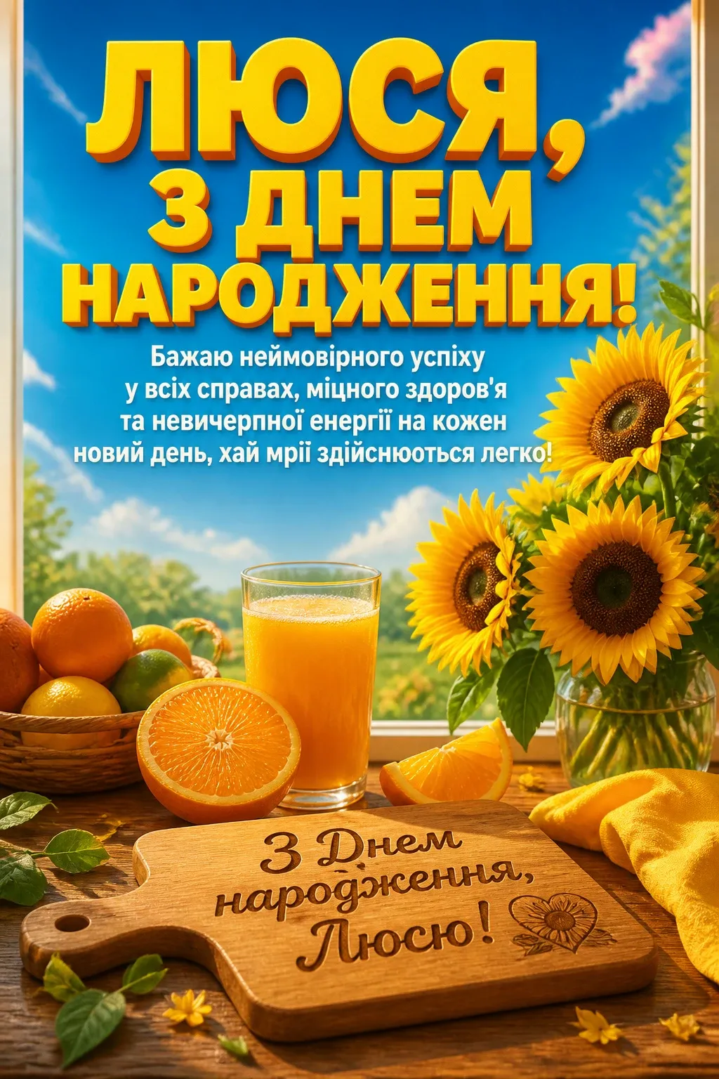 люся з днем народження