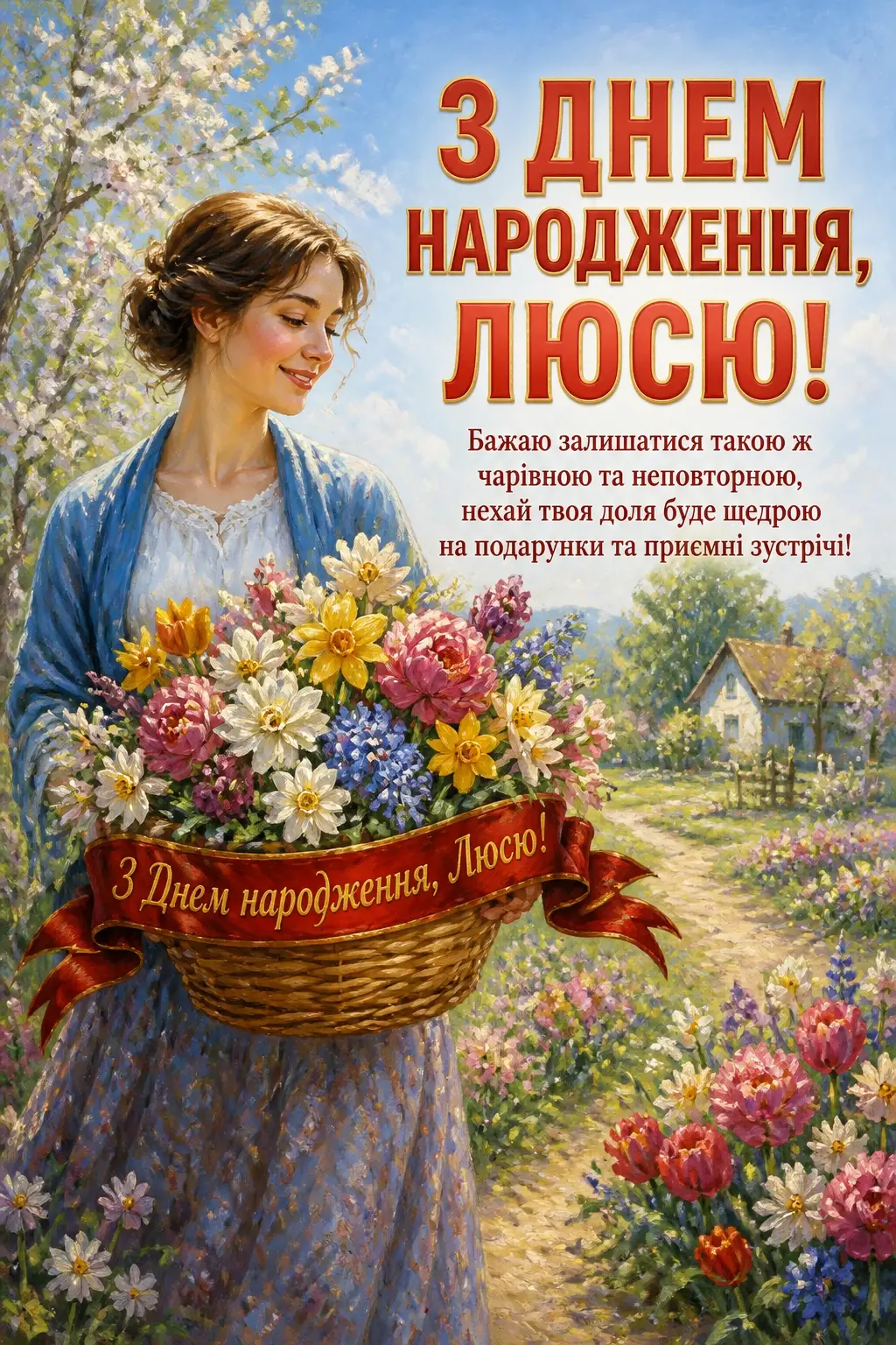 люся з днем народження