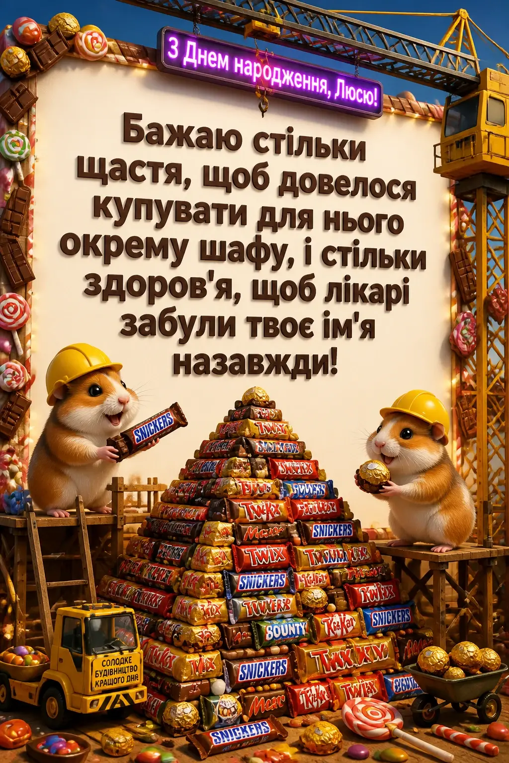 люся з днем народження