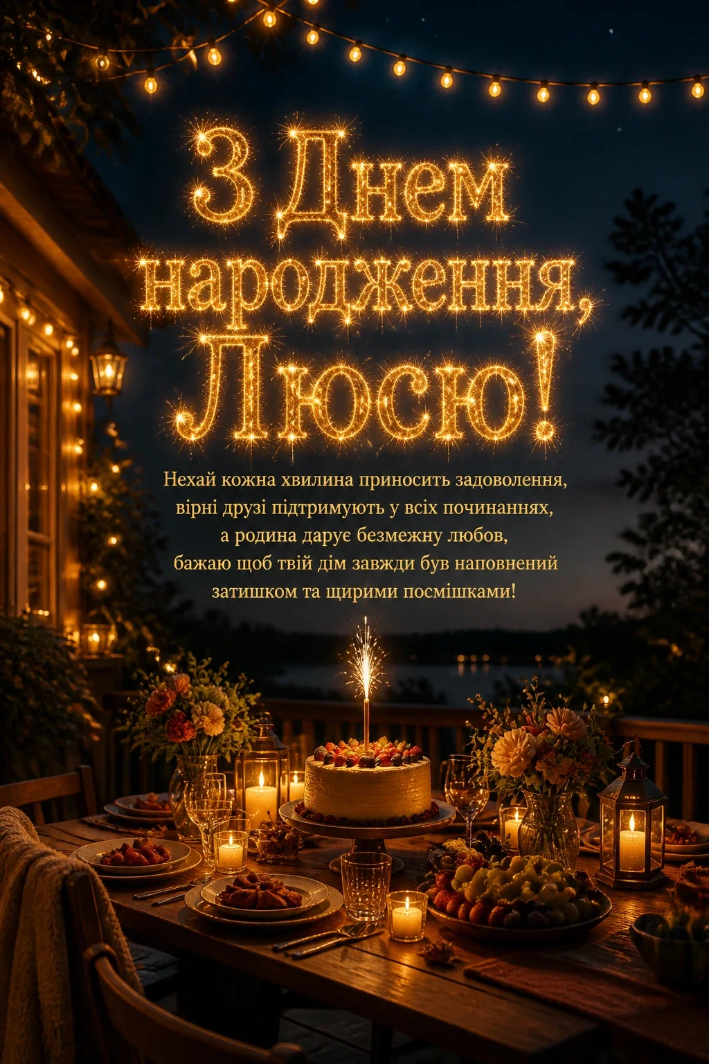 люся з днем народження