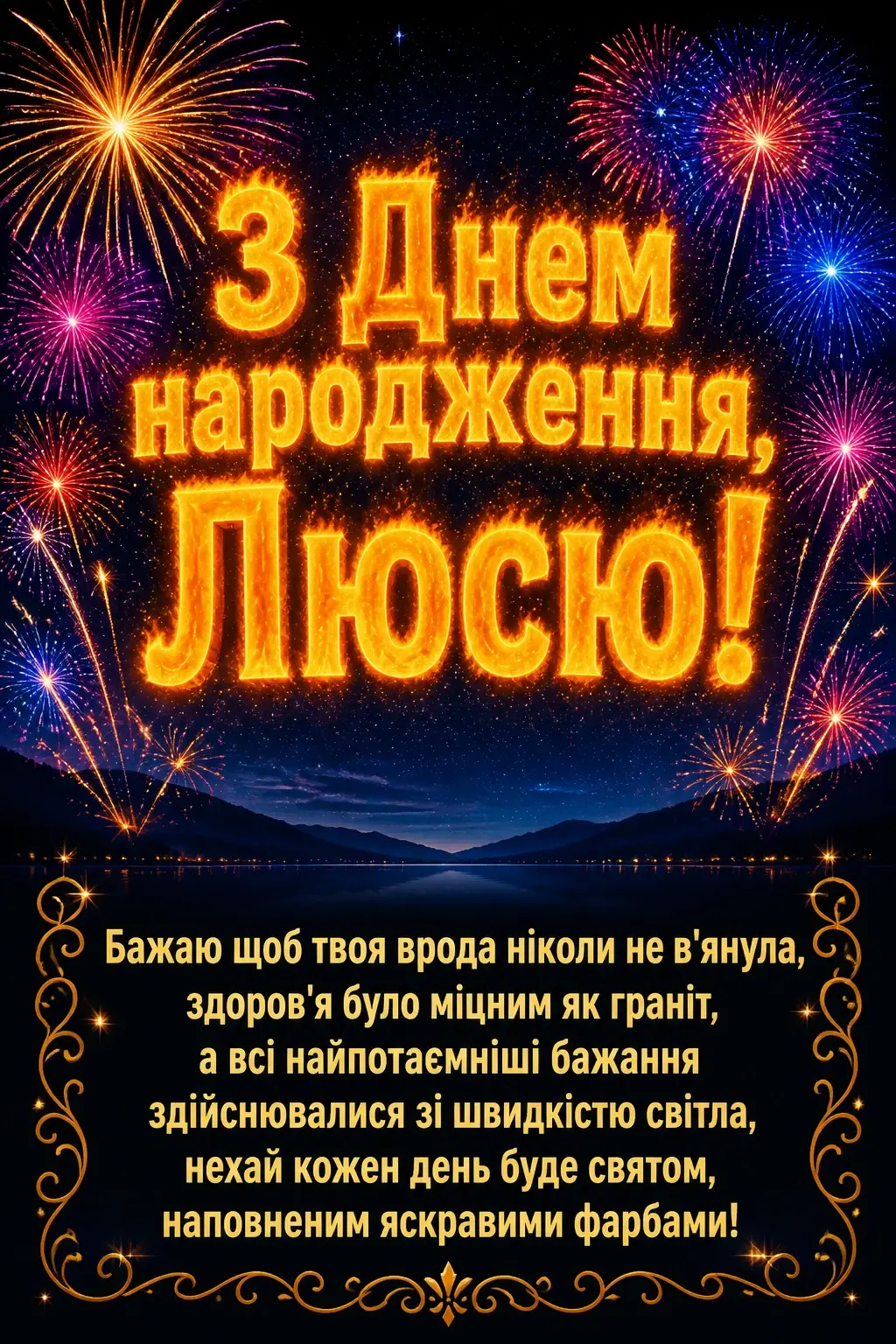 люся з днем народження