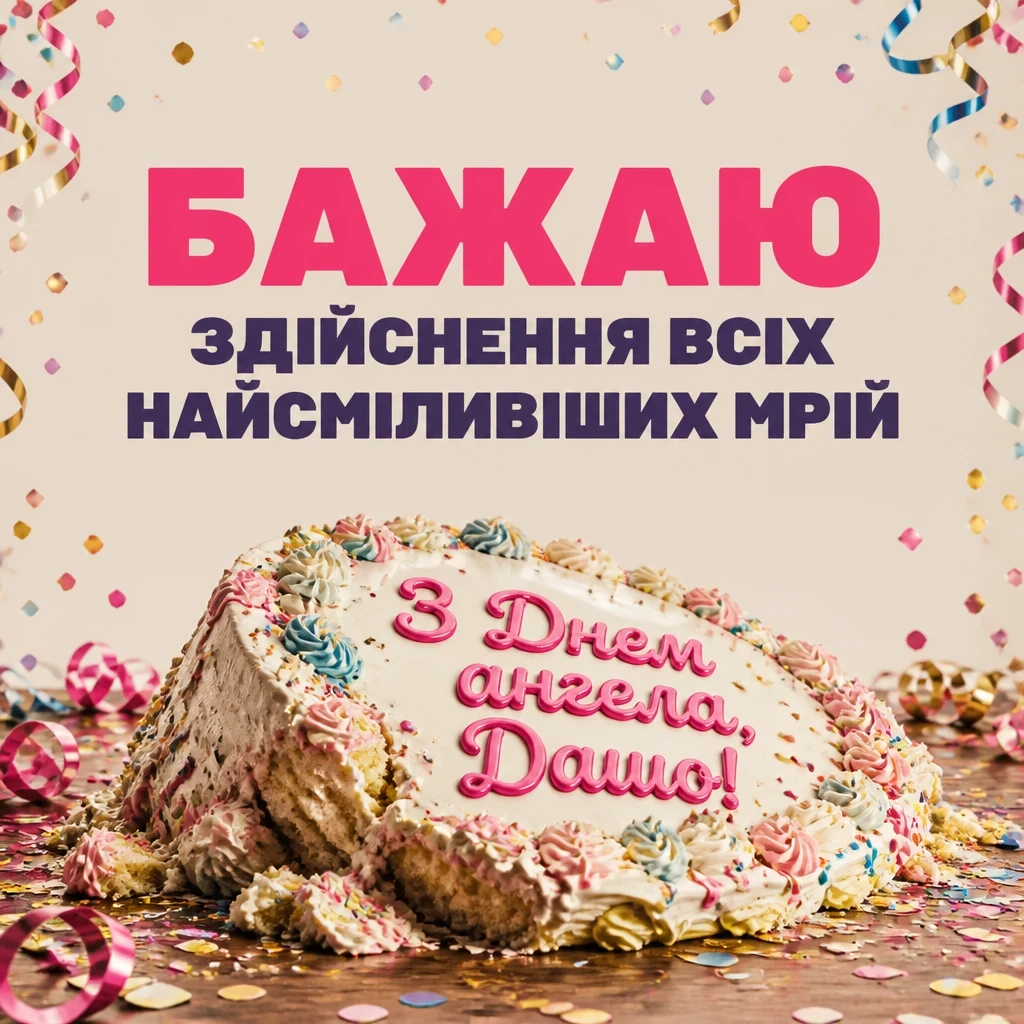 з днем ангела даша