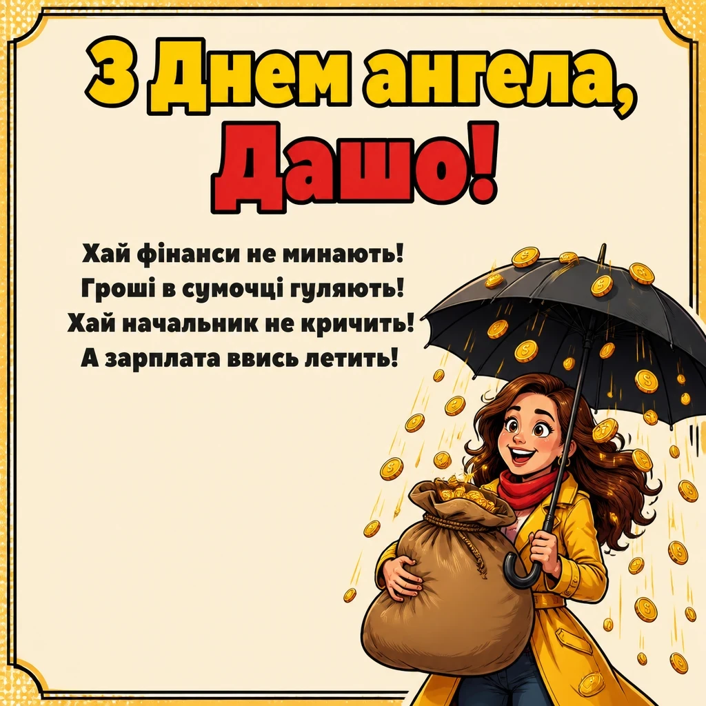 з днем ангела даша