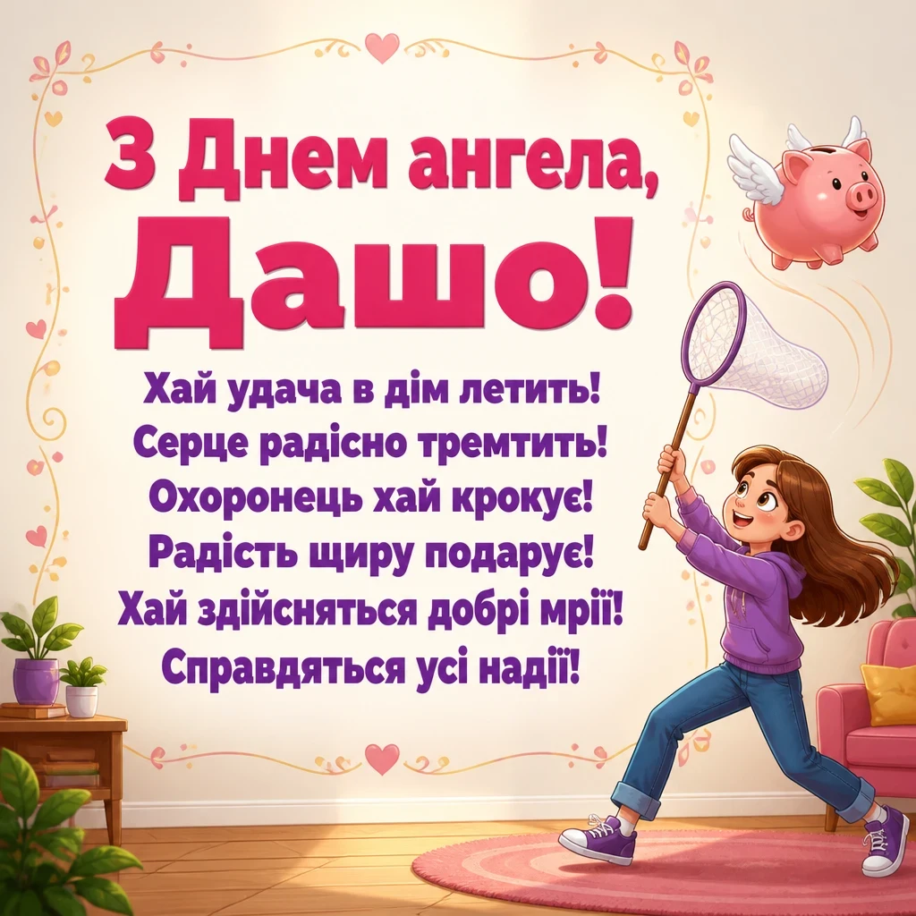 з днем ангела даша