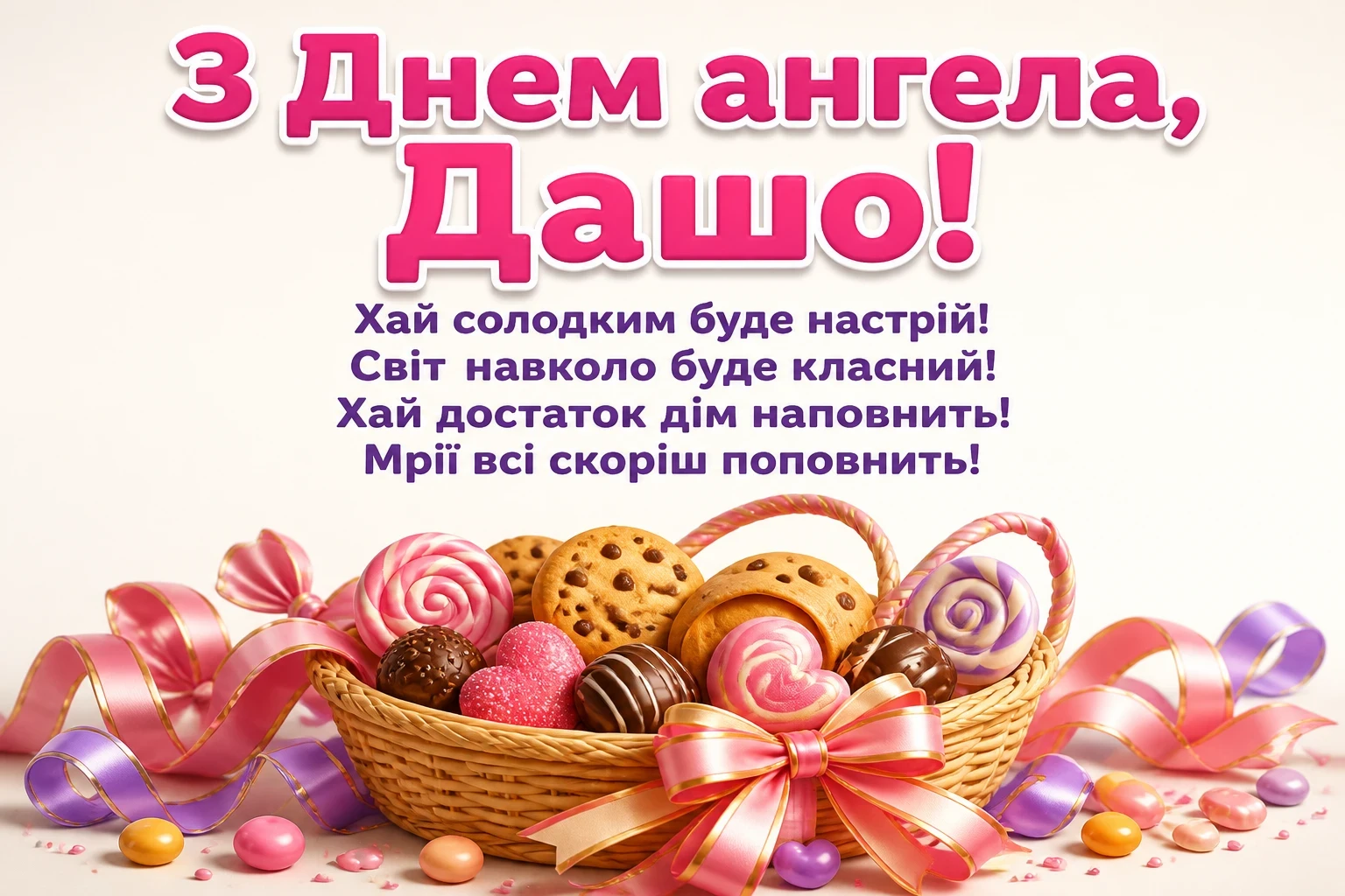 з днем ангела даша