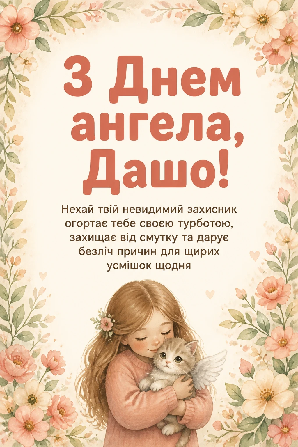 з днем ангела даша