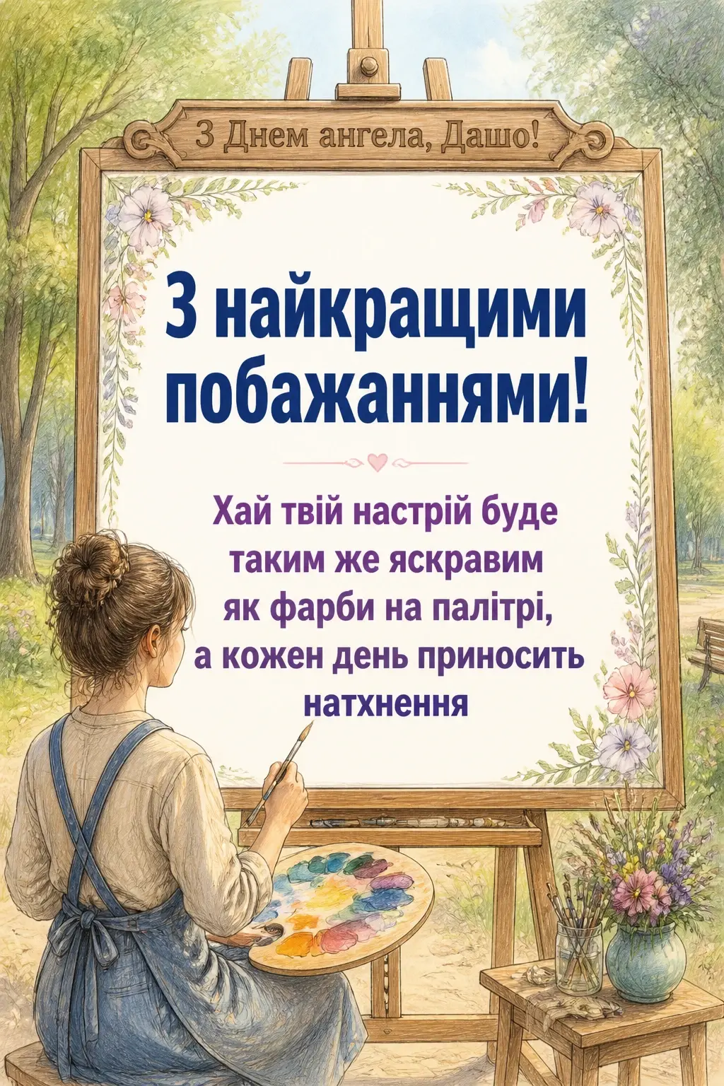 з днем ангела даша