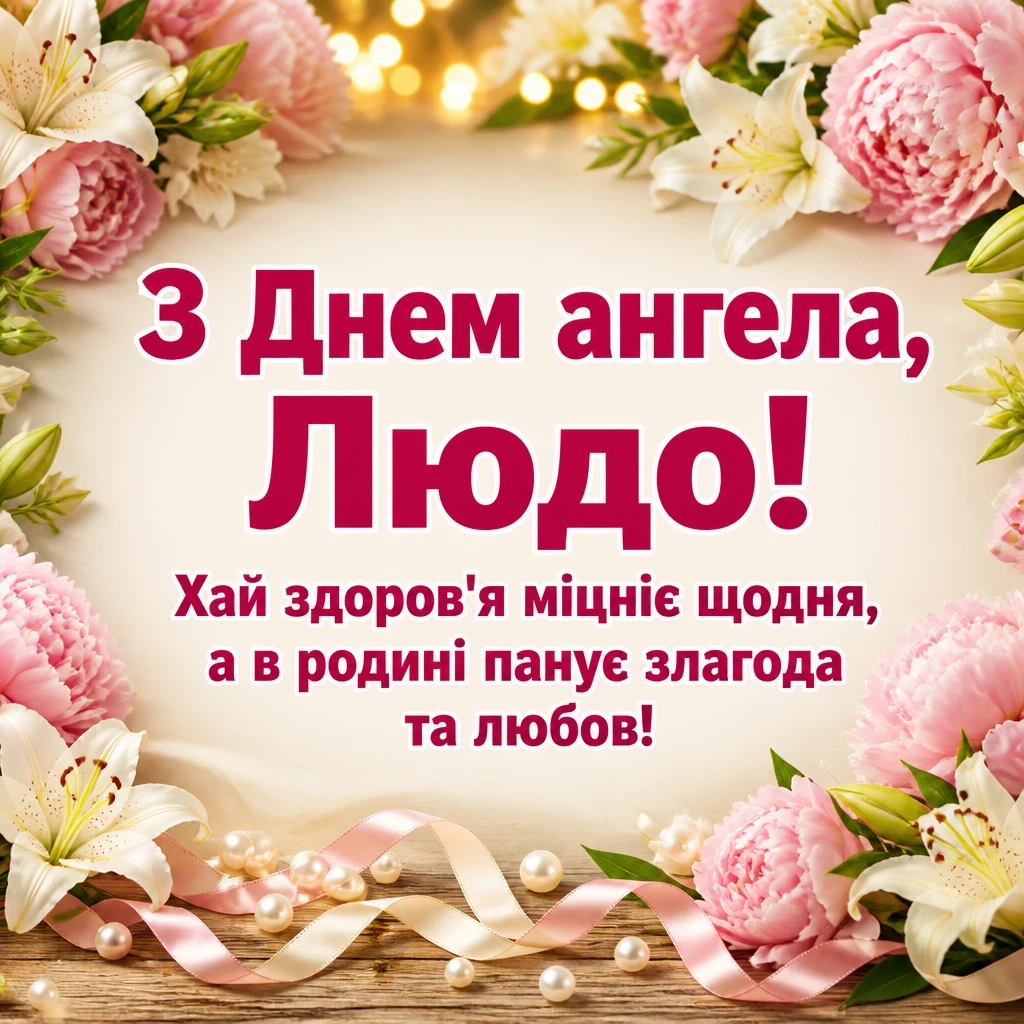 з днем ангела люда з днем ангела люда