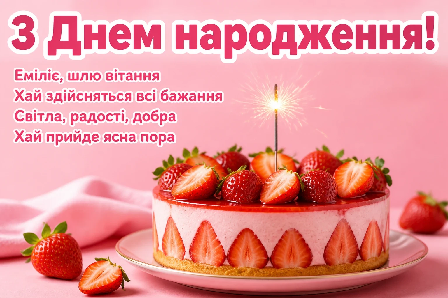 з днем народження емілія
