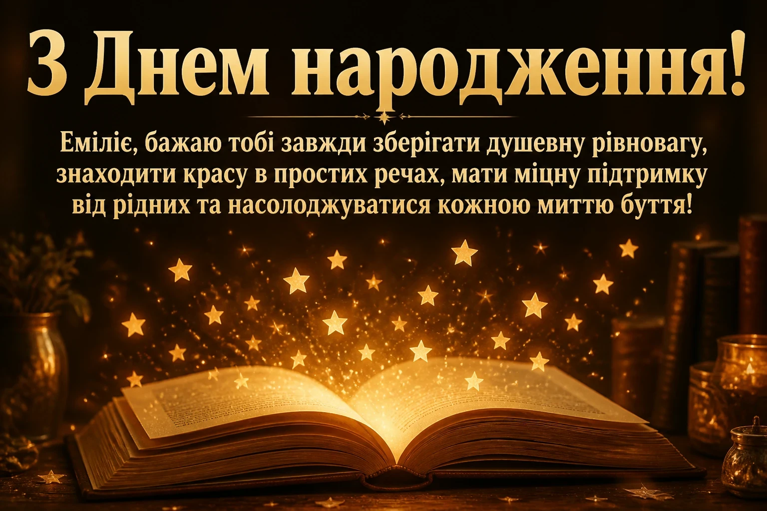 з днем народження емілія