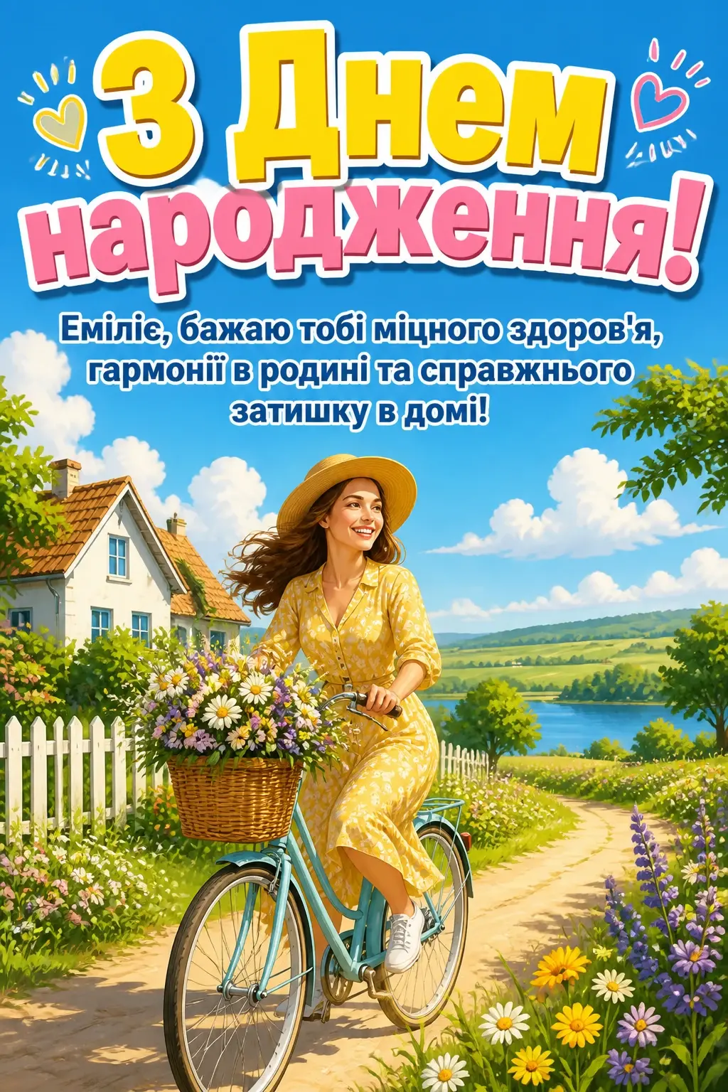 з днем народження емілія