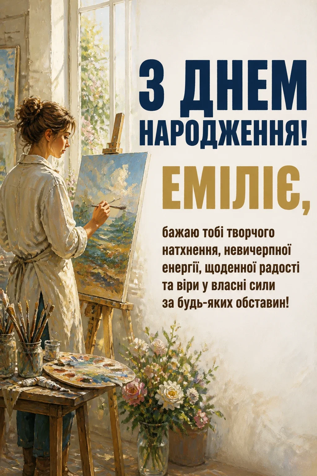 з днем народження емілія