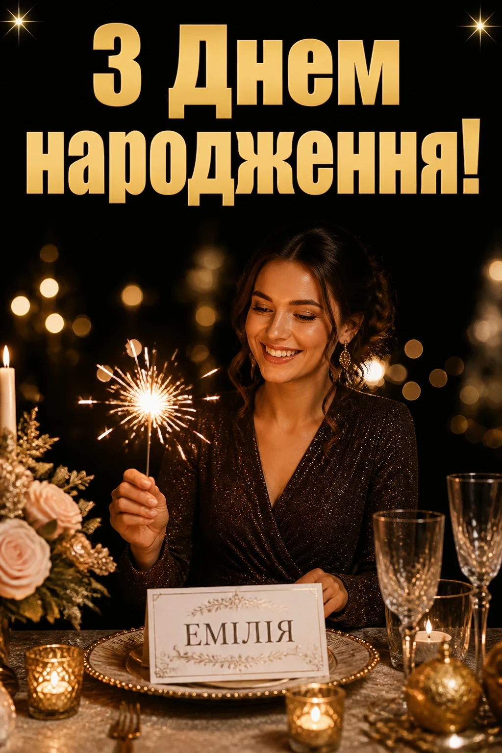 з днем народження емілія