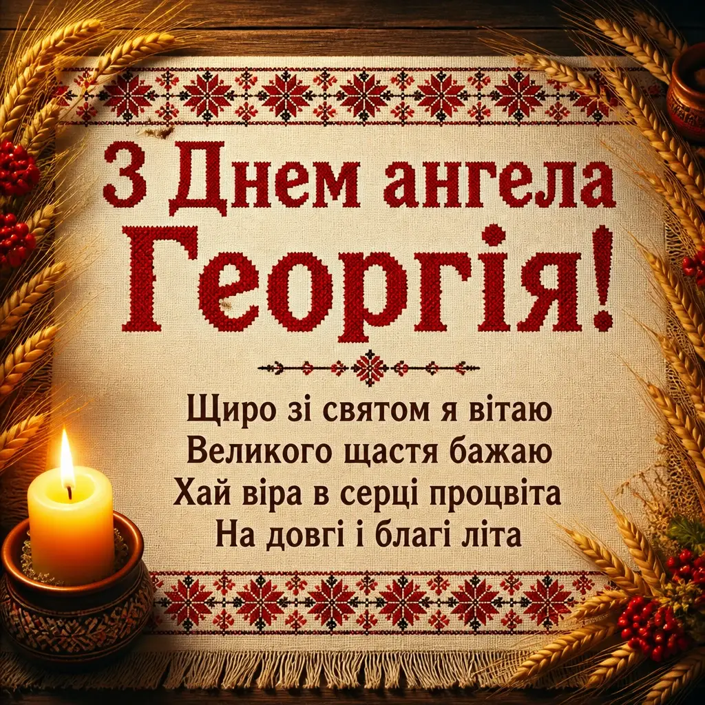 з днем ангела георгія з днем ангела георгія