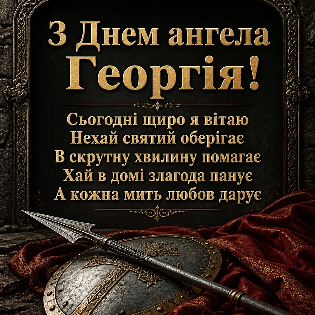 з днем ангела георгія з днем ангела георгія
