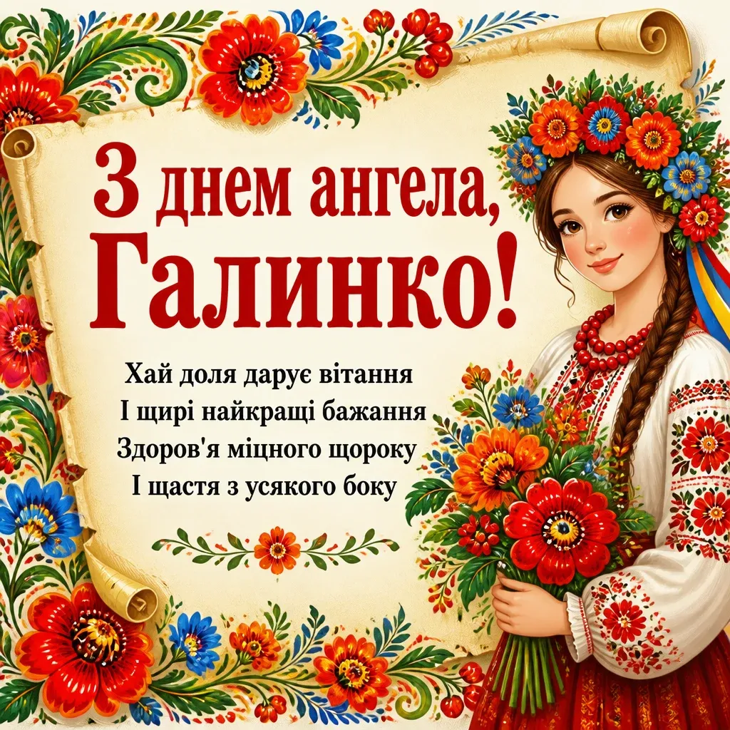 з днем ангела галинко з днем ангела галинко
