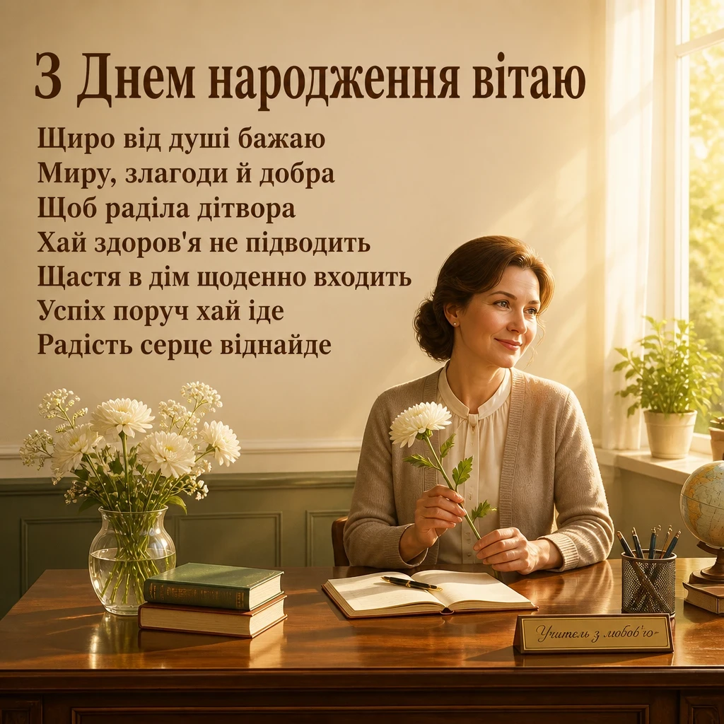 з днем народження люба вчителько з днем народження люба вчителько
